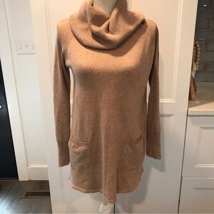 Soft Surroundings Tan Cowl Neck Sweater
